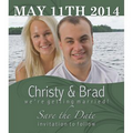 Full Color Save the Date Magnet (4"x 3 1/2") with Envelopes - 48 Hour Turnaround